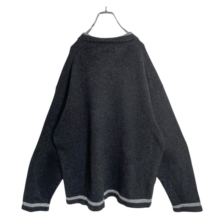 90s EAST ISLAND slit design knit sweater | Vintage.City 古着屋、古着コーデ情報を発信