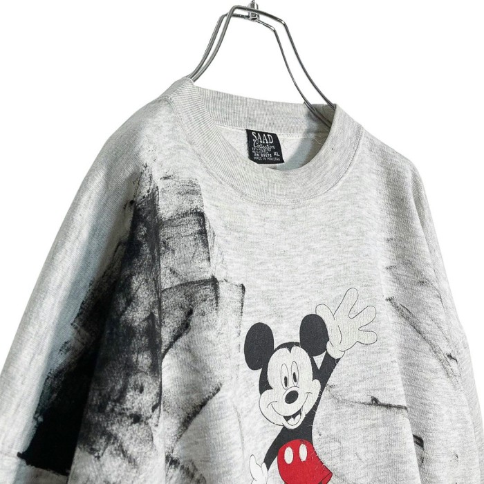 90s Mickey custom paint sweatshirt | Vintage.City 古着屋、古着コーデ情報を発信