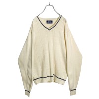 80s puritan Acrylic tilden knit sweater | Vintage.City ヴィンテージ 古着