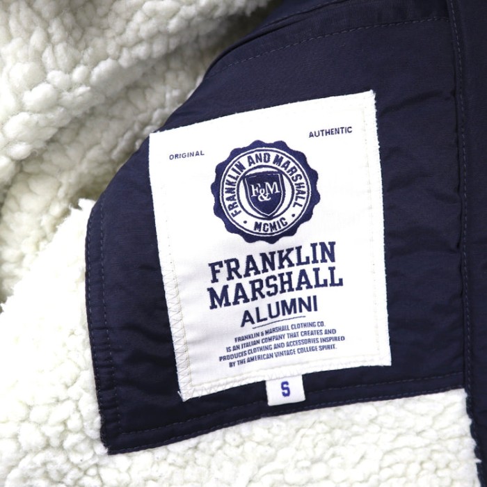 FRANKLIN MARSHALL モッズコート S ネイビー ナイロン | Vintage.City 古着屋、古着コーデ情報を発信