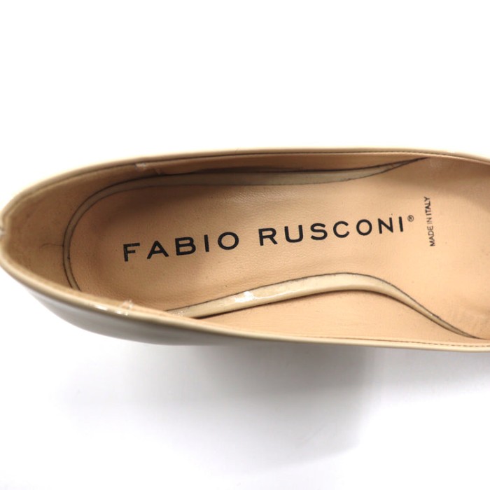 FABIO RUSCONI パンプス 22cm ベージュ エナメル イタリア製 | Vintage.City 빈티지숍, 빈티지 코디 정보