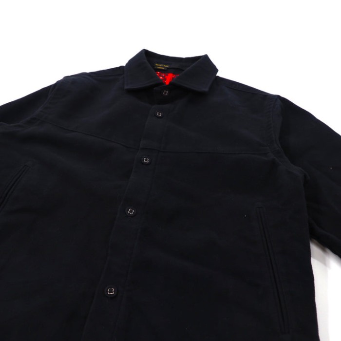 KATO' / AAA フランネルシャツ S ネイビー コットン 日本製 | Vintage.City 古着屋、古着コーデ情報を発信
