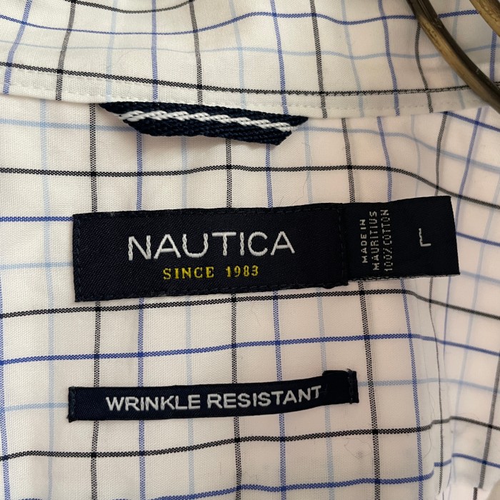 NAUTICA SHIRT ノーティカ　シャツ　wrinkle resistan | Vintage.City 빈티지숍, 빈티지 코디 정보