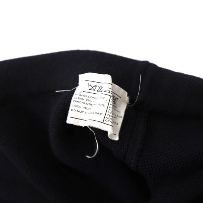 Salvatore Ferragamo ニットコクーンスカート S ネイビー ウール イタリア製 | Vintage.City 古着屋、古着コーデ情報を発信