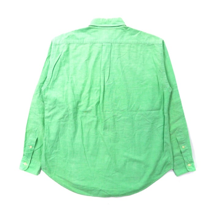 RALPH LAUREN ボタンダウンシャツ 8 グリーン コットン スモールポニー刺繍 | Vintage.City 古着屋、古着コーデ情報を発信