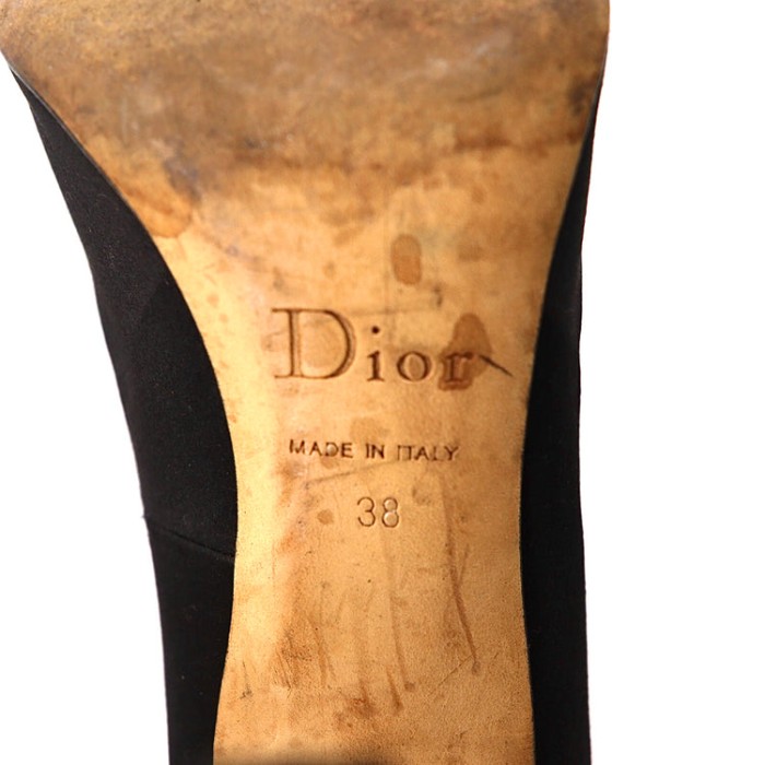 Christian Dior パンプス 25cm ブラック サテン イタリア製 | Vintage.City 빈티지숍, 빈티지 코디 정보