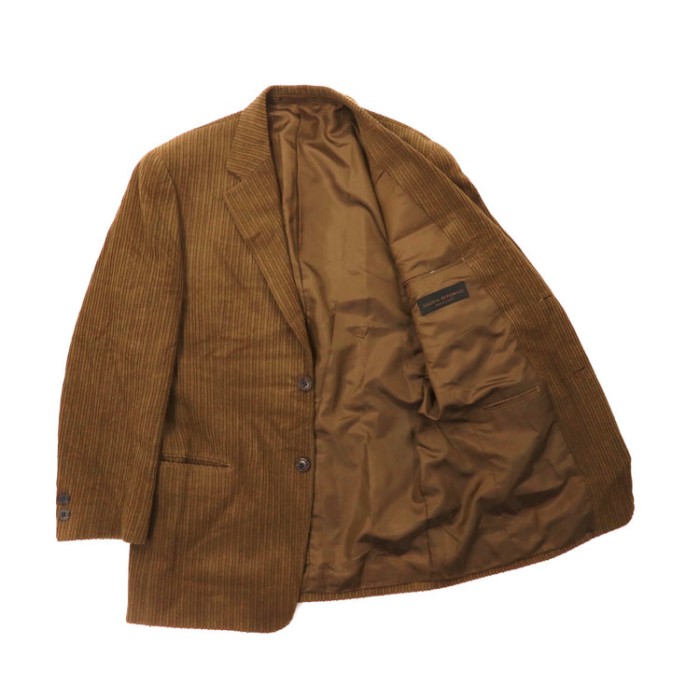 MODA RITORNO 2Bテーラードジャケット M ブラウン コーデュロイ | Vintage.City 古着屋、古着コーデ情報を発信