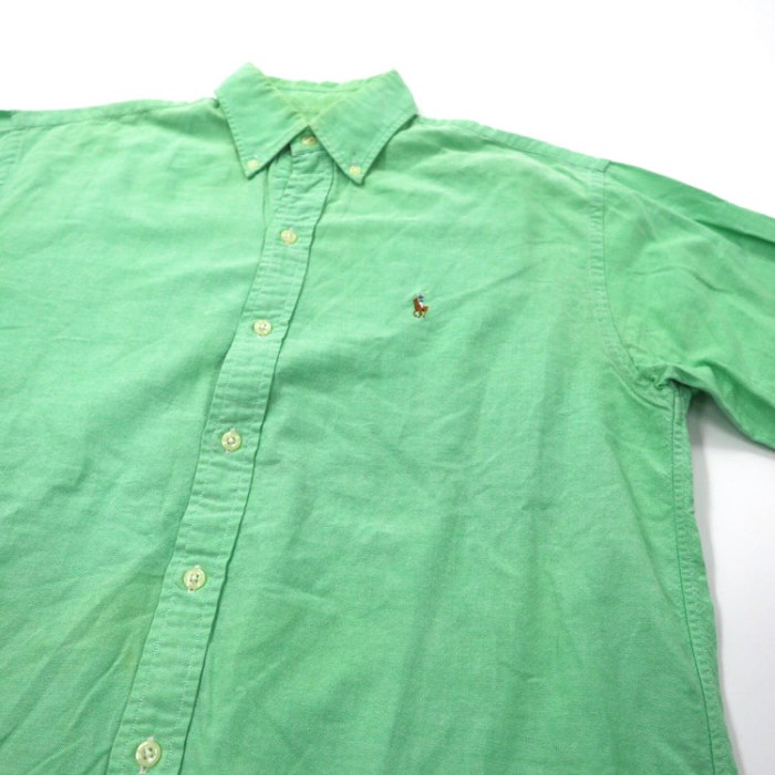 RALPH LAUREN ボタンダウンシャツ 8 グリーン コットン スモールポニー刺繍 | Vintage.City Vintage Shops, Vintage Fashion Trends
