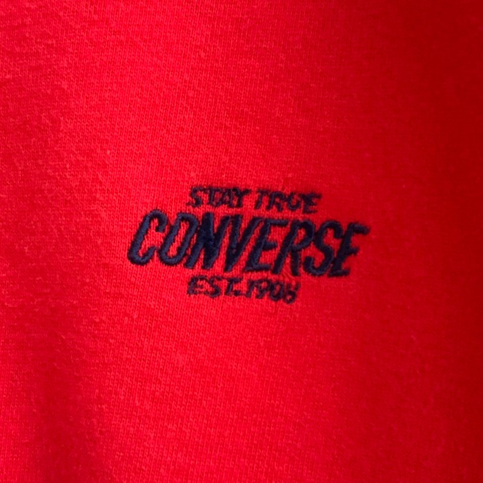converse トレーナー　コンバース　赤　all star タグ刺繍 | Vintage.City 古着屋、古着コーデ情報を発信
