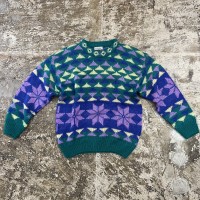 90‘s mohair pattern sweater fcl-076 【23SS20】 | Vintage.City 빈티지숍, 빈티지 코디 정보