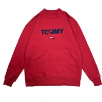 Lsize TOMMY Jeans embroidery sweat | Vintage.City ヴィンテージ 古着
