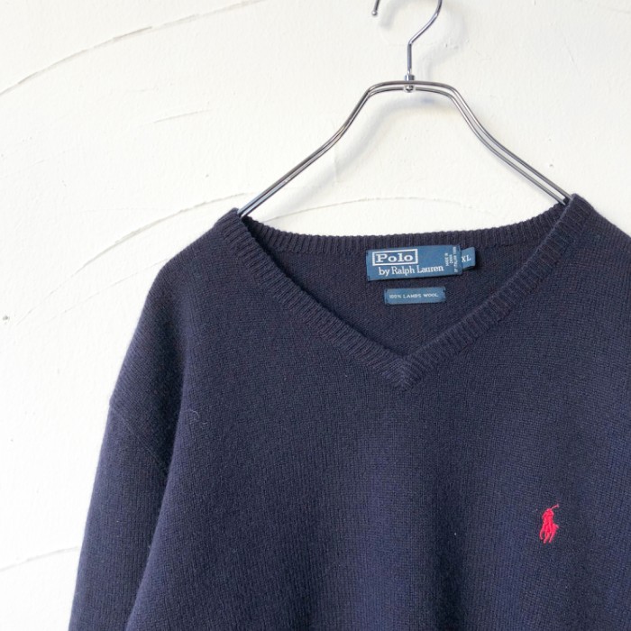 90s Polo by Ralph Lauren knit Vネック | Vintage.City 古着屋、古着コーデ情報を発信