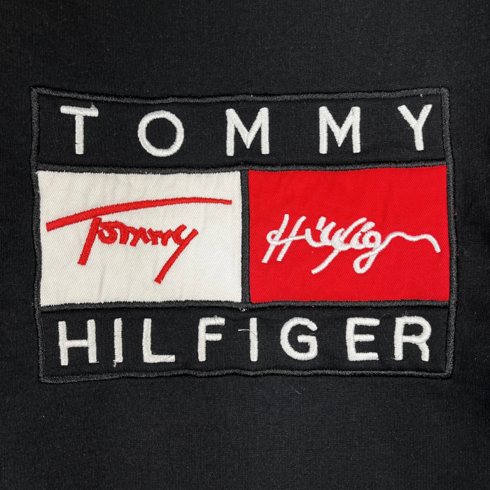Ssize Tommy Hilfiger logo sweat 23111718 トミーヒルフィガー 刺繍 フラッグタグ スエット 長袖 | Vintage.City 古着屋、古着コーデ情報を発信