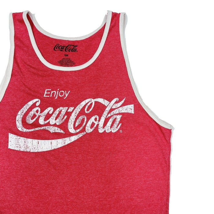 SMsize Coca cola logo tanktop | Vintage.City 古着屋、古着コーデ情報を発信