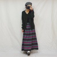 エスニック柄のマキシスカート | Vintage.City 古着屋、古着コーデ情報を発信