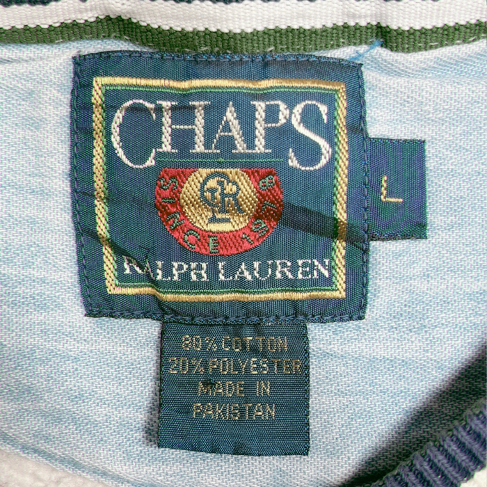 Lsize CHAPS Ralph Lauren sweat 23111709 チャプス ラルフローレン スエット ロゴ 長袖 | Vintage.City 古着屋、古着コーデ情報を発信