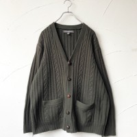 Cable knit cardigan | Vintage.City ヴィンテージ 古着