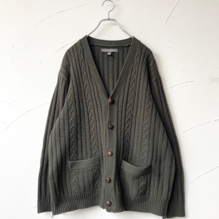 Cable knit cardigan | Vintage.City 古着屋、古着コーデ情報を発信