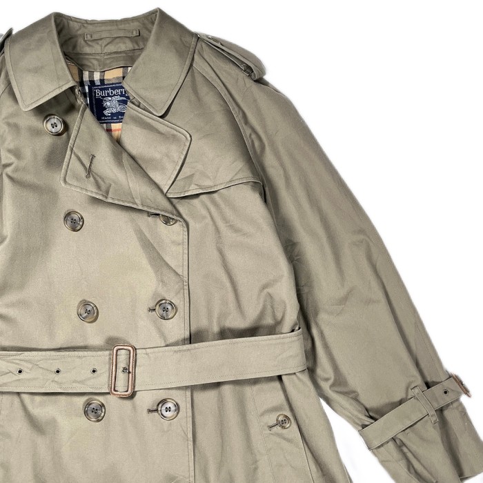 B-2 Burberry’s trench coat khaki バーバリー トレンチコート ロングコート 無地 | Vintage.City 빈티지숍, 빈티지 코디 정보