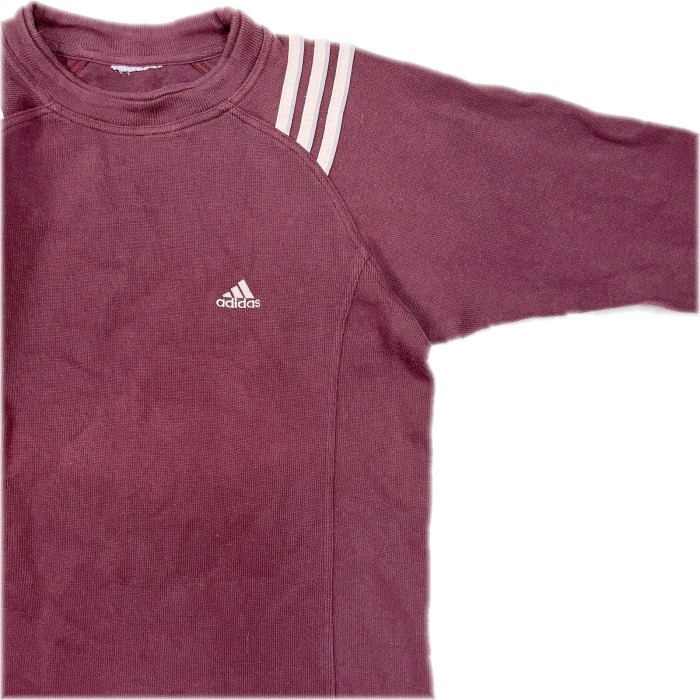Freesize adidas logo sweat 23112226 アディダス ロゴ 刺繍 スエット 長袖 | Vintage.City 古着屋、古着コーデ情報を発信