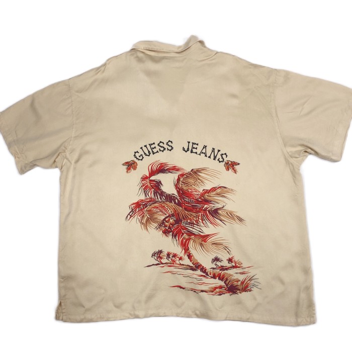 XLsize　GUESS JEANS palm Tree shirt ゲス　半袖シャツ | Vintage.City Vintage Shops, Vintage Fashion Trends