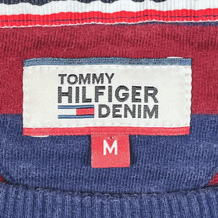 Msize Tommy Hilfiger denim border sweat 23120206 トミーヒルフィガー 長袖 ボーター スエット | Vintage.City 빈티지숍, 빈티지 코디 정보