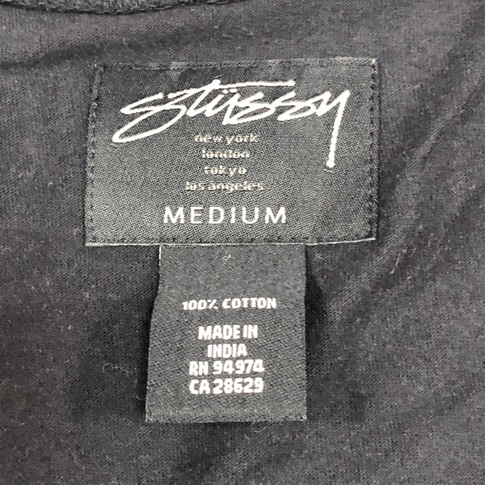 Msize STUSSY logo print TEE | Vintage.City 古着屋、古着コーデ情報を発信