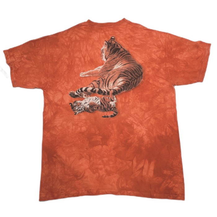 XXLsize The Mountain animal Tie dye TEE　タイガー　アニマル　マウンテン　Tシャツ | Vintage.City 빈티지숍, 빈티지 코디 정보