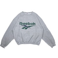 Lsize Reebok big logo sweat | Vintage.City 古着屋、古着コーデ情報を発信