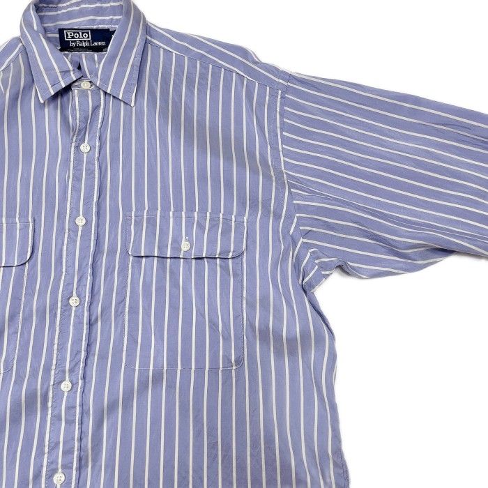 Msize Polo Ralph Lauren silk stripe shir | Vintage.City 古着屋、古着コーデ情報を発信