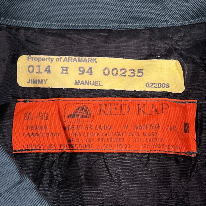 3XLsize RED KAP work jacket 23112108 ワークジャケット レッドキャップ アウター | Vintage.City 古着屋、古着コーデ情報を発信