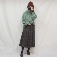 チェックのウールスカート | Vintage.City 빈티지숍, 빈티지 코디 정보