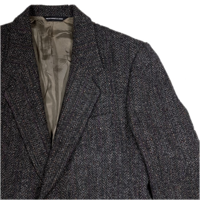 Msize Harris Tweed wool tailored jacket 23111801 ハリスツィード テーラードジャケット ウール | Vintage.City 古着屋、古着コーデ情報を発信