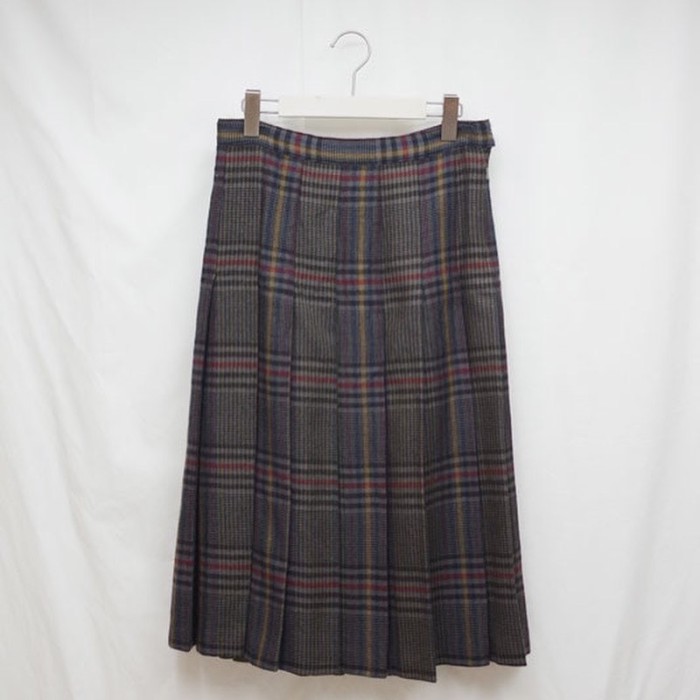 チェックのウールスカート | Vintage.City 古着屋、古着コーデ情報を発信