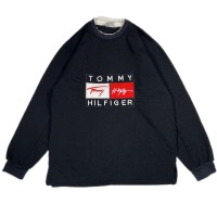 Ssize Tommy Hilfiger logo sweat 23111718 トミーヒルフィガー 刺繍 フラッグタグ スエット 長袖 | Vintage.City 빈티지숍, 빈티지 코디 정보