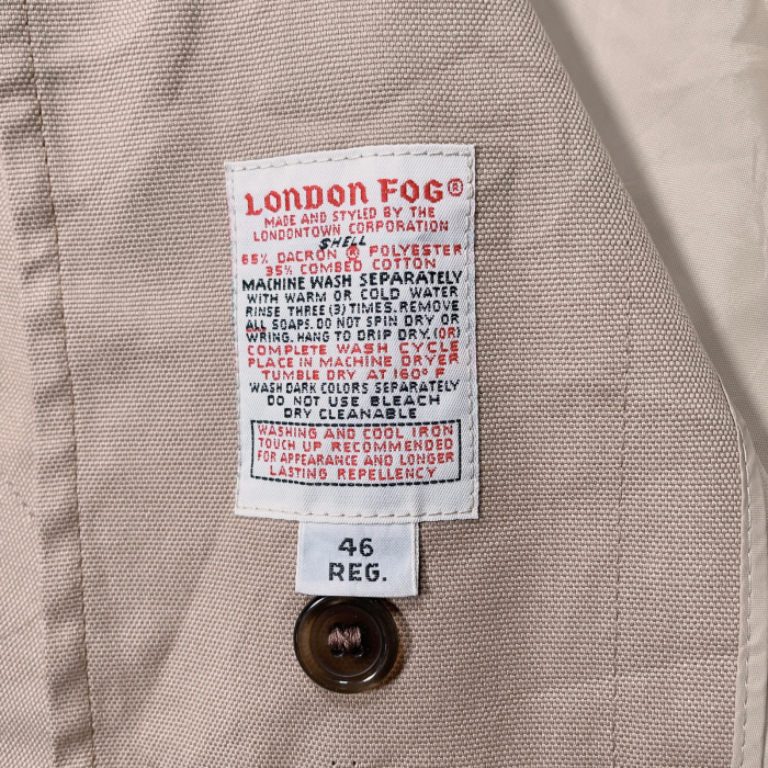 L-4 46REG LONDON FOG coat ロンドンフォグ コート アウター | Vintage.City 빈티지숍, 빈티지 코디 정보