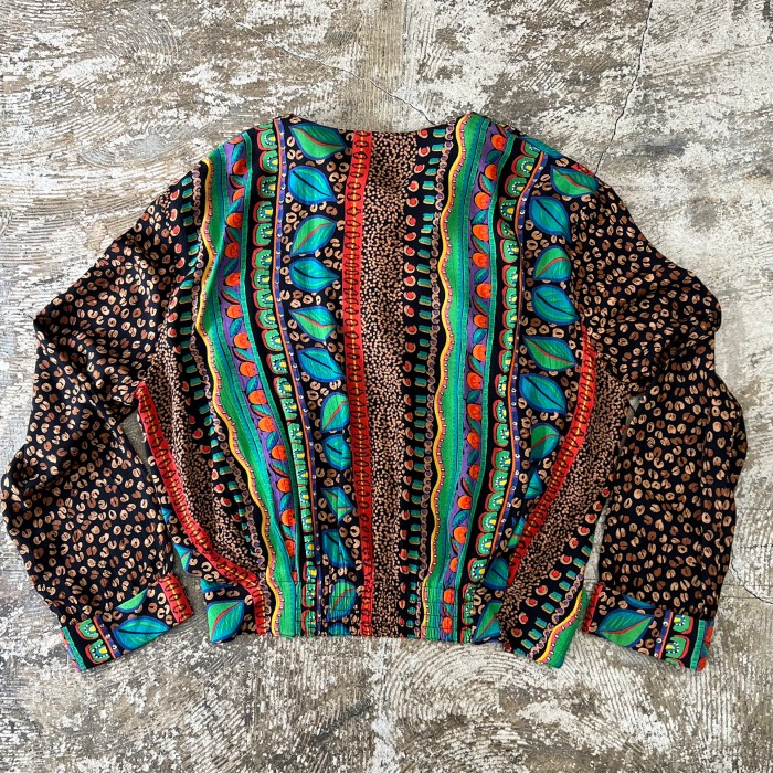 80‘s ethnic patterned short jacket fcl65 【23SS20】 | Vintage.City Vintage Shops, Vintage Fashion Trends