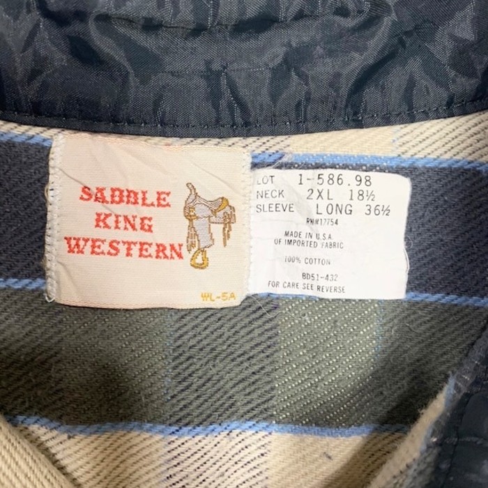 【SADDLE KING WESTERN】90's サドルキング ウエスタン | Vintage.City 古着屋、古着コーデ情報を発信
