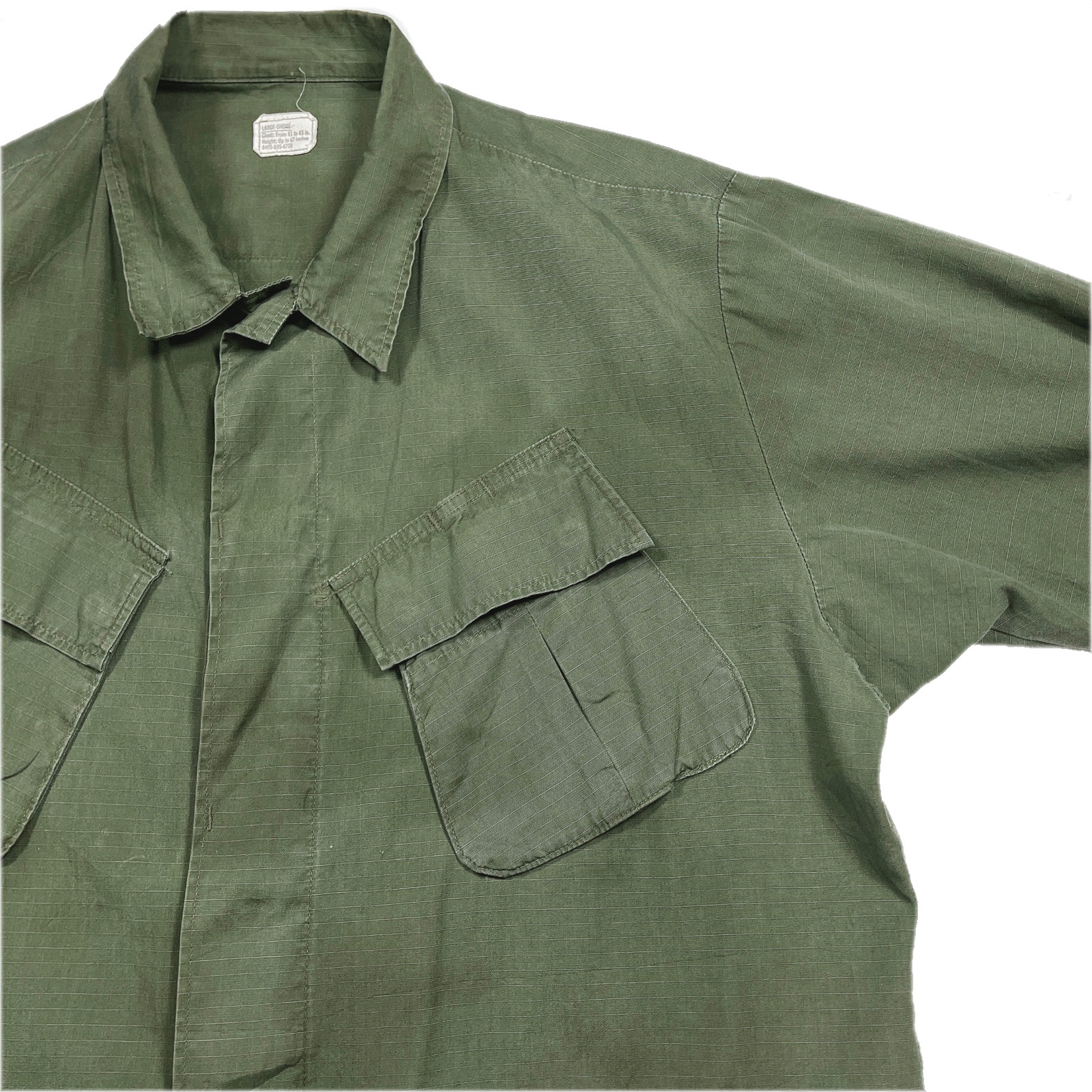 すぐ発送可能！ 60s vintage jungle fatigue jacket 4th LS