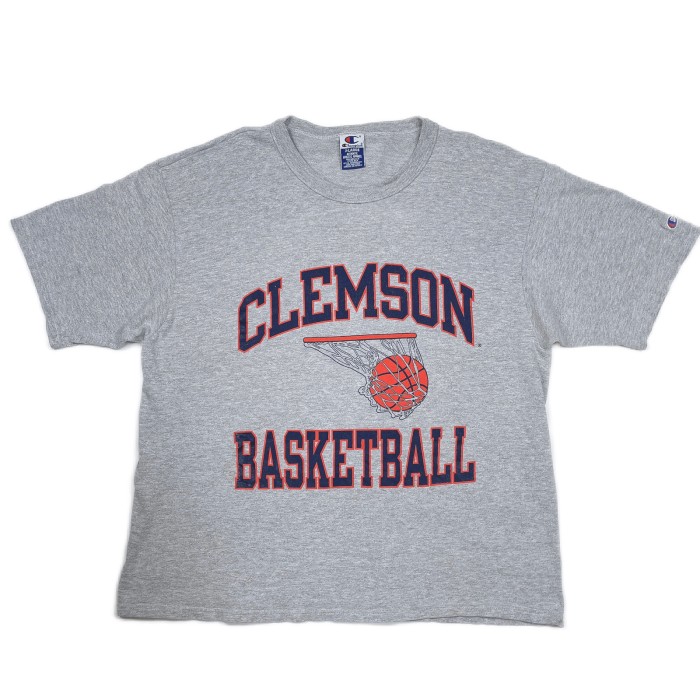 XLsize Champion CLEMSON basketball TEE | Vintage.City 古着屋、古着コーデ情報を発信
