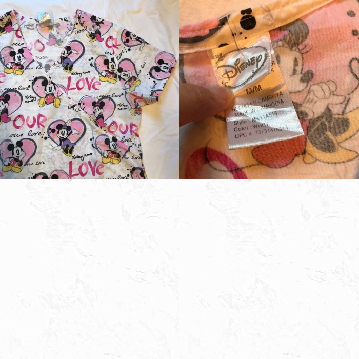 XLsize　Disney　Doctor　shirt　Minnie | Vintage.City 빈티지숍, 빈티지 코디 정보