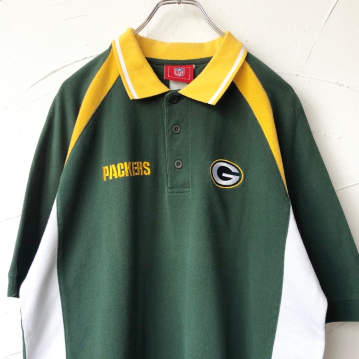 NFL polo shirt パッカーズ | Vintage.City 古着屋、古着コーデ情報を発信