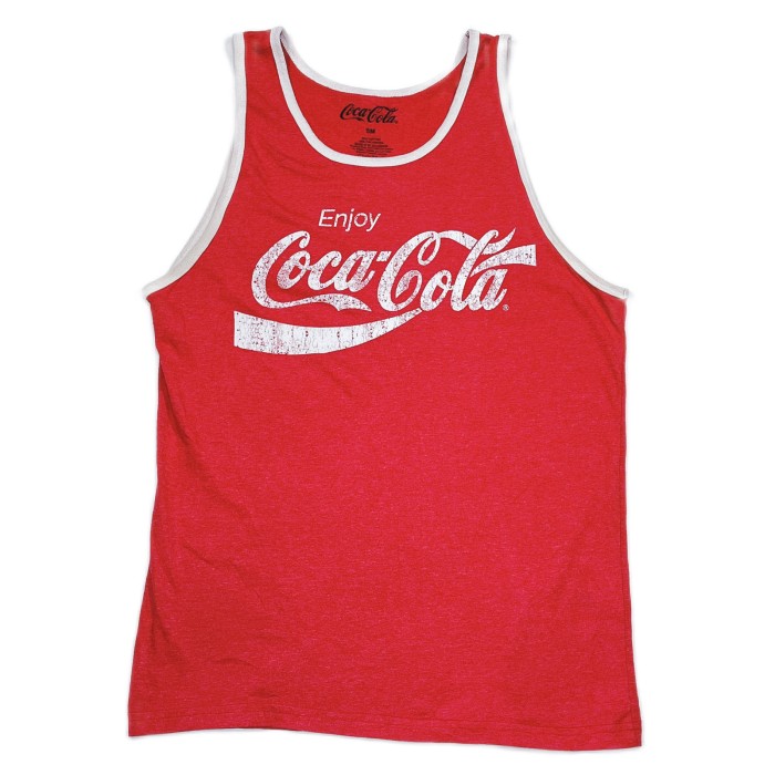 SMsize Coca cola logo tanktop | Vintage.City 古着屋、古着コーデ情報を発信