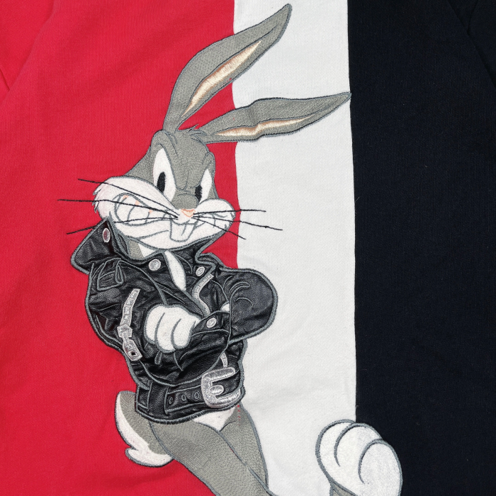 Msize LOONEY TUNES Bugs Bunny sweat 23111716 バックスバニー ルーニートゥーンズ スエット 刺繍 | Vintage.City 古着屋、古着コーデ情報を発信