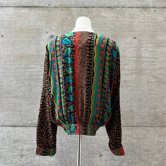 80‘s ethnic patterned short jacket fcl65 【23SS20】 | Vintage.City 빈티지숍, 빈티지 코디 정보