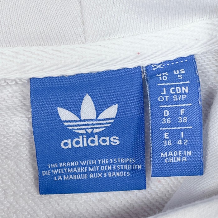 Ssize adidas BIG logo Trefoil hoodie 23111822 アディダス トレフォイル ロゴ パーカー | Vintage.City 古着屋、古着コーデ情報を発信