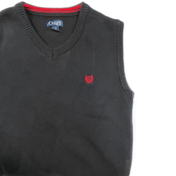 Kids Msize CHAPS cotton vest | Vintage.City 古着屋、古着コーデ情報を発信