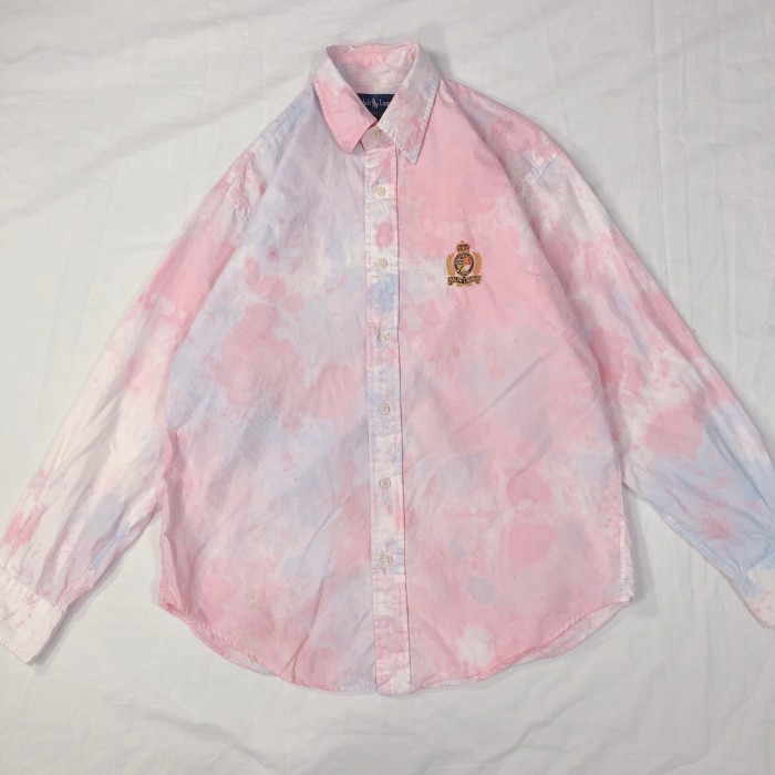 【13】 90's 8size Ralph Lauren tie dye shirt 90年代 ラルフローレン レディース リメイクシャツ | Vintage.City 古着屋、古着コーデ情報を発信