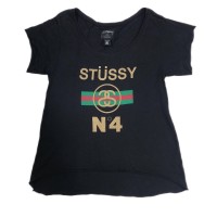 Msize STUSSY logo print TEE | Vintage.City 古着屋、古着コーデ情報を発信