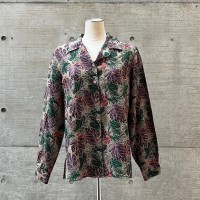 80‘s~90‘s silk patterned blouse fcl-063【2322AW】 | Vintage.City 빈티지숍, 빈티지 코디 정보